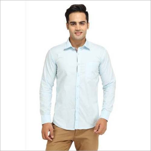Mens Plain Cotton Shirt