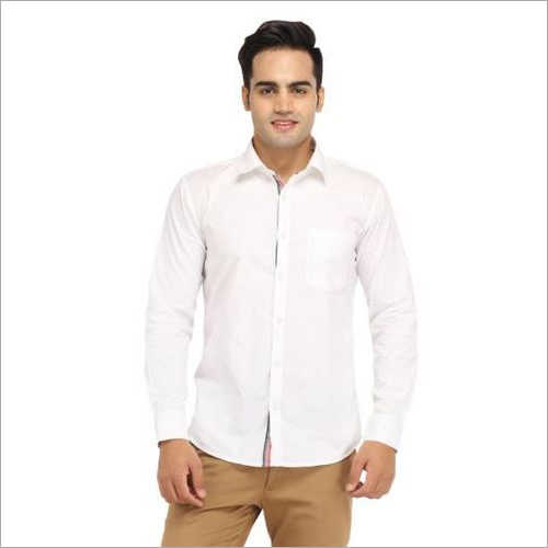 Mens Plain Casual Shirt