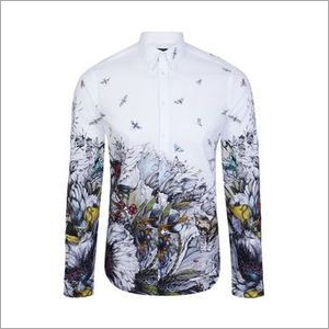 Mens Designer Print Shirt