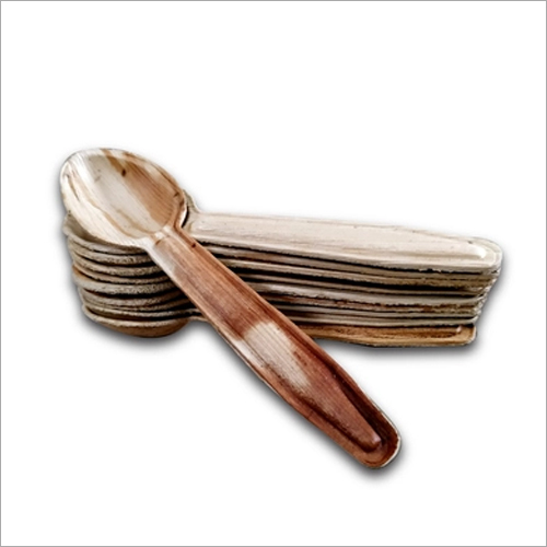 Areca Leaf Long Spoon