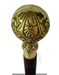 Latest New Product of 2021 Walking Stick With Designing Round Brass Handle, 36