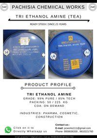 TRI ETHANOL AMINE 99% PURE