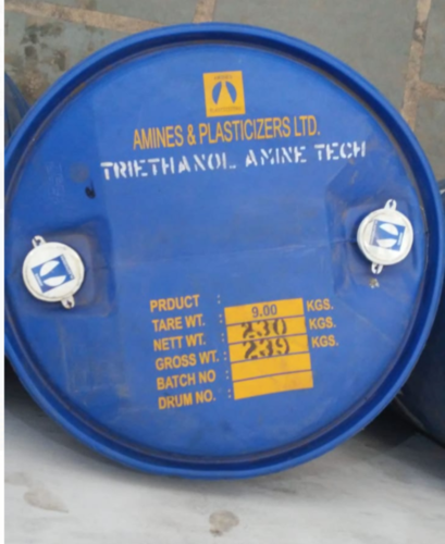 Tri Ethanol Amine 85% Technical Application: Plastic