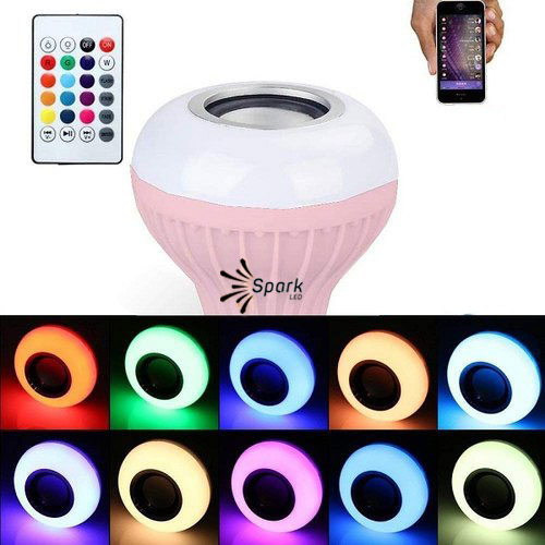 Music Led Bulb with Speaker Color Changing with Remote Control