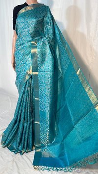 Pure Kosa Silk  Handloom Full Jari Jala Saree