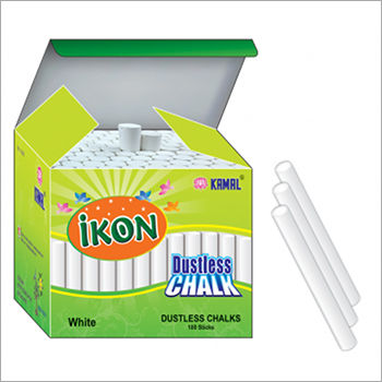 White Color Cylindrical Shape Dustless Chalk