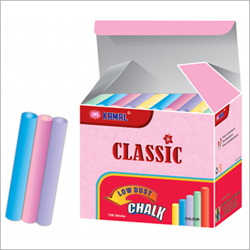 Mix Color Cylindrical Shape Low Dust Chalk