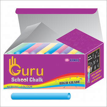 Mix Color Cylindrical Shape School Chalk