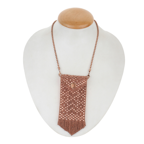 Copper Handmade Beaded Necklace