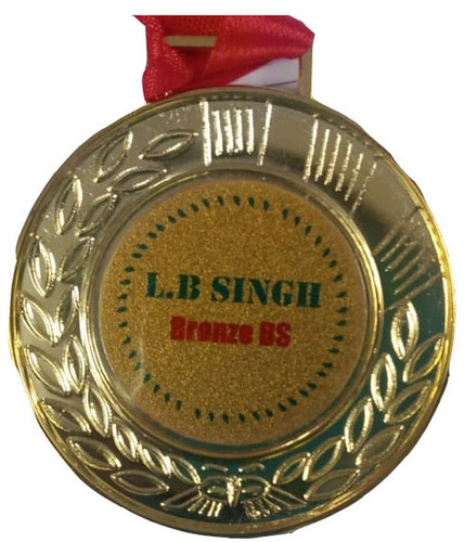 Gold Plating Medals With Ribbons