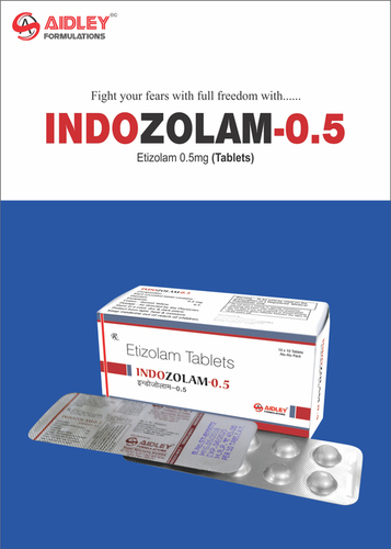 INDOZOLAM 0.5mg Tablets