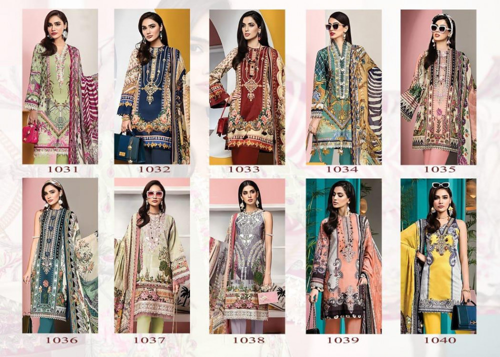 Agha Noor Vol-3 Lawn Cotton Pakistani Printed Salwar Suits Catalog