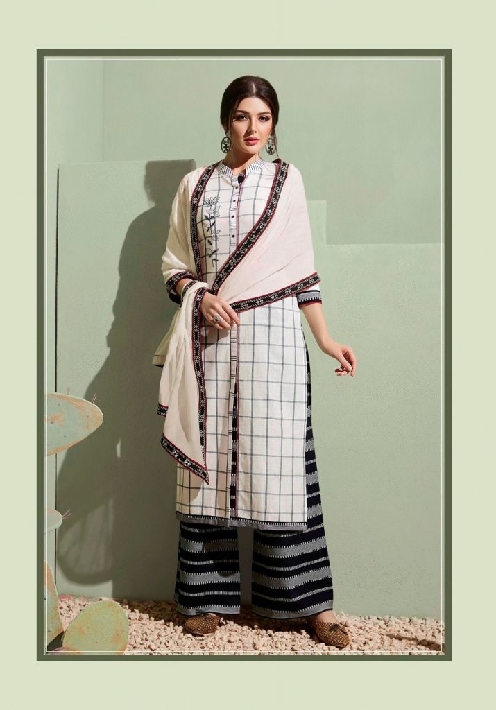 Rangoon Stepup Vol 3 South Cotton Readymade Suit With Plazzo Cataog