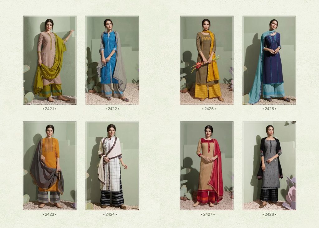 Rangoon Stepup Vol 3 South Cotton Readymade Suit With Plazzo Cataog