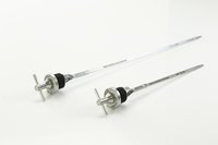 Oil Dipsticks - Stainless Steel, 12-inch Length | Premium Fluid Level Measurement Tool For Fuel Injection Systems
