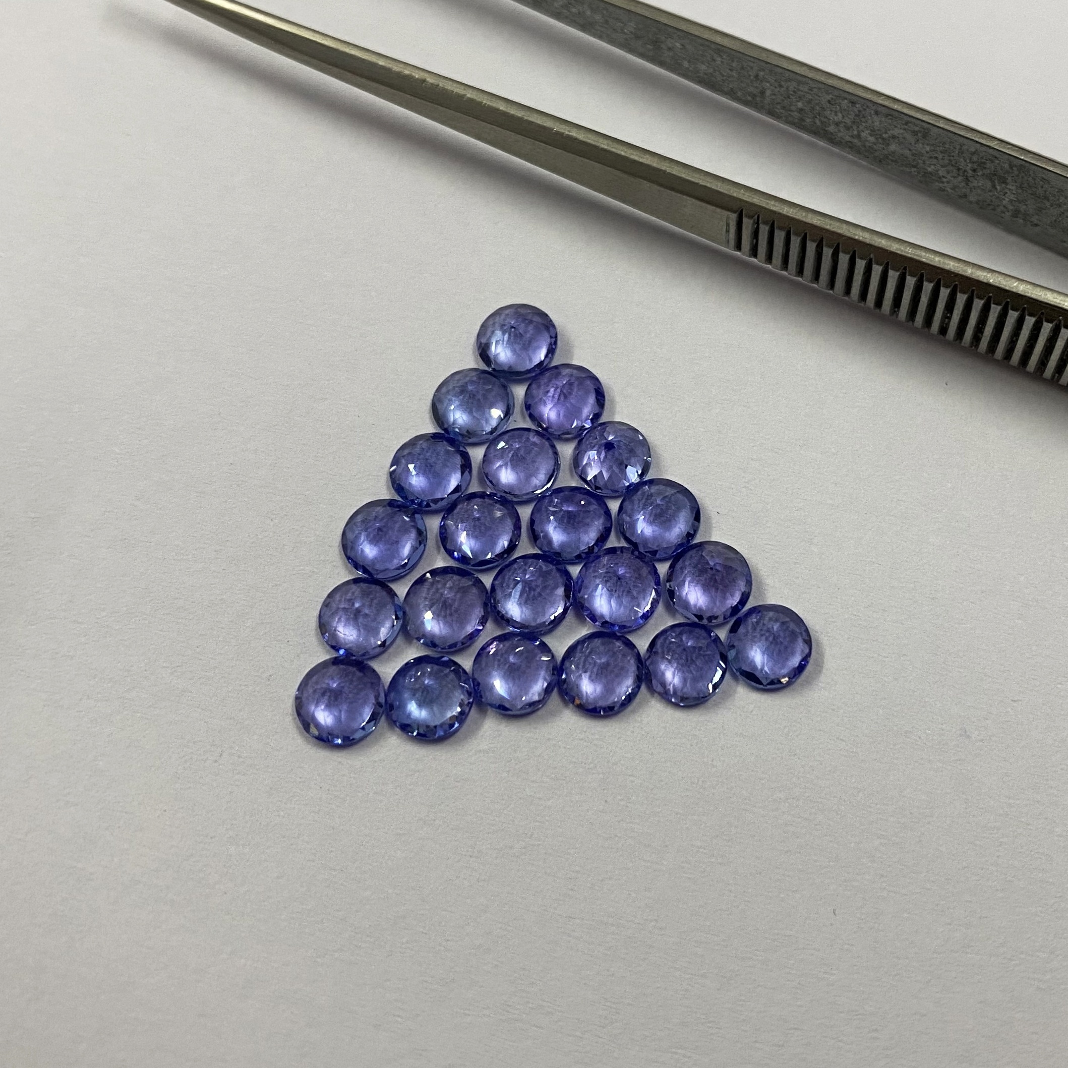 5mm Tanzanite Faceted Round Loose Gemstones
