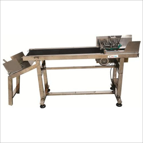 Feeding And Stacking Inkjet Conveyor - Color: Silver