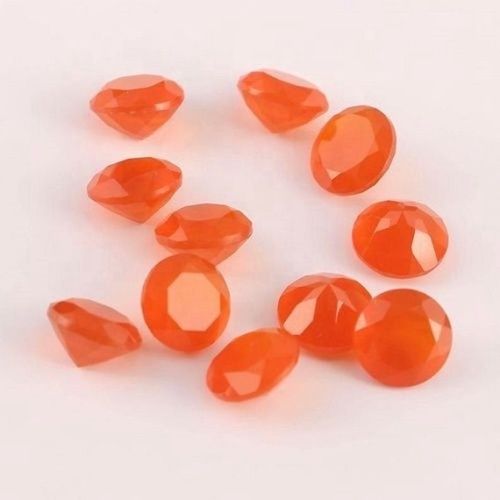 10mm Carnelian Faceted Round Loose Gemstones