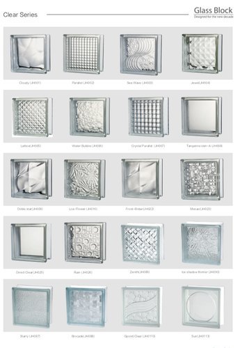 Clear Glass Block Brick