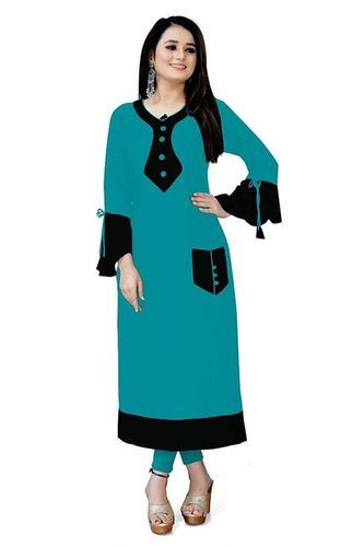 Genric Women Rayon Royal Havvy Kurti