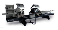 Pvc Cutting Machine - Steel Material, Silver Color, 220 Volt, Plc Control | Automatic Grade With Warranty For Reliable Operation