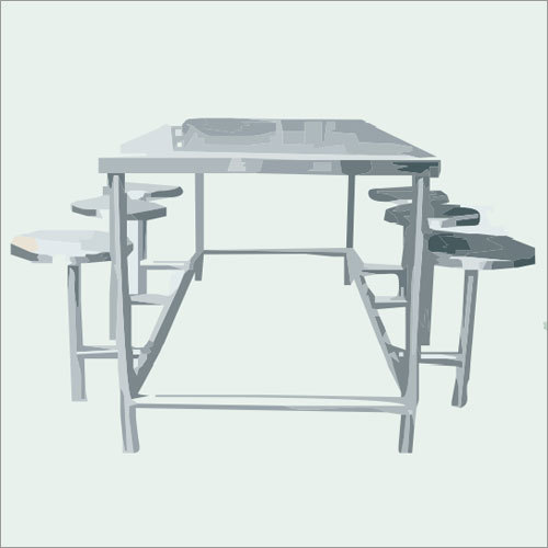 Stainless Steel Canteen Table and Chair