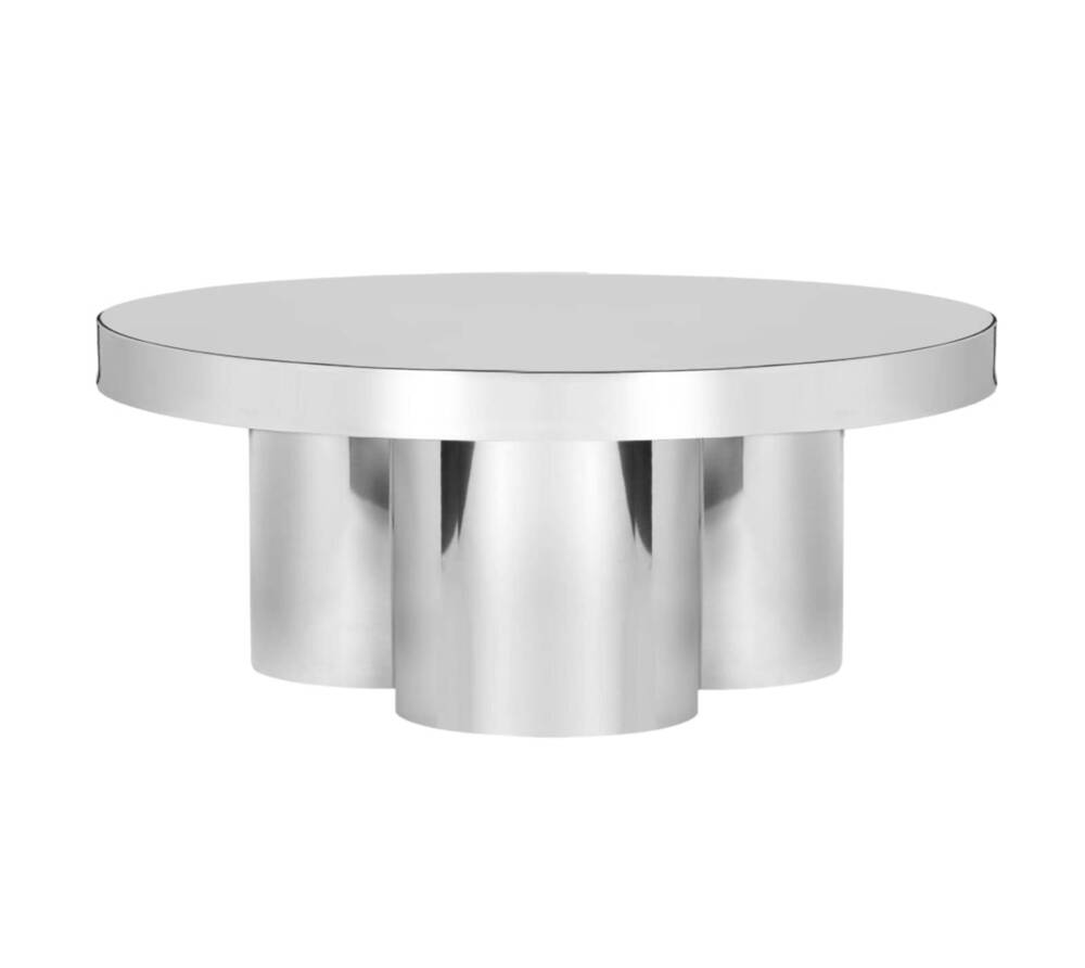 Stainless steel coffee table