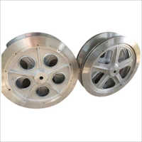 Diamond Wire Saw Aluminum Machine Wheel - Aluminium, 790 Mm, Silver | Different Grades Available, Rigid Hardness, Polished Surface Treatment