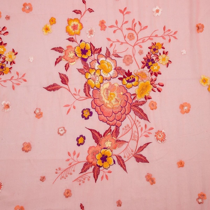 Fabric with Beautiful Embroidery Work