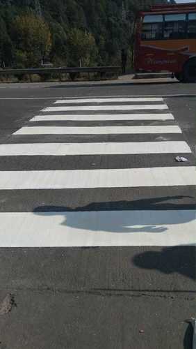 Thermoplastic Road Marking Application