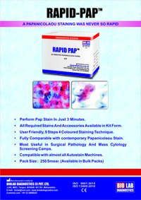 RAPID PAP STAIN KIT for CANCER DETECTION - RESULT in ONLY 03 MINUTES