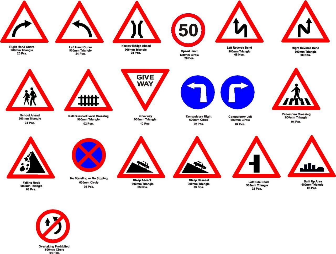 Road Signages Boards