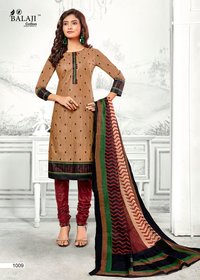 Balaji Cotton Ikkat Prime Vol 1 Cotton Chudidar Style Dress Material Catalog