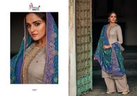 Shree Fab Diyah Vol 2 Tussar Silk Butti With Embroidery Work Salwar Suit Catalog
