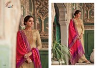 Shree Fab Diyah Vol 2 Tussar Silk Butti With Embroidery Work Salwar Suit Catalog