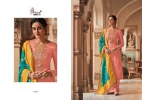 Shree Fab Diyah Vol 2 Tussar Silk Butti With Embroidery Work Salwar Suit Catalog