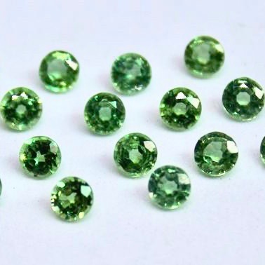 3mm Mint Kyanite Faceted Round Loose Gemstones