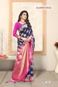 Traditional Party Wear Banarasi Soft Silk Patola Wedding Wear Saree