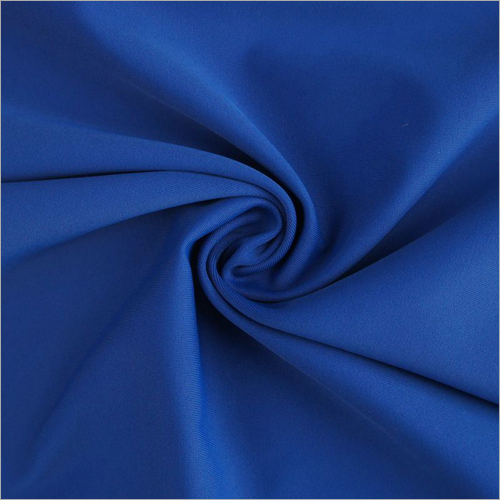 Cotton Sinker Fabric - Washable, Plain Texture, Blue Color | Custom Weight Options Available