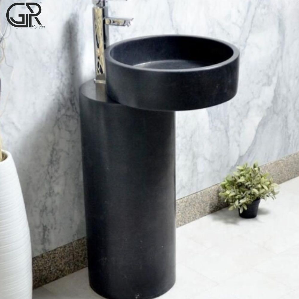 Black Marble Wash Basin