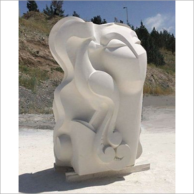 White Stone Sculpture