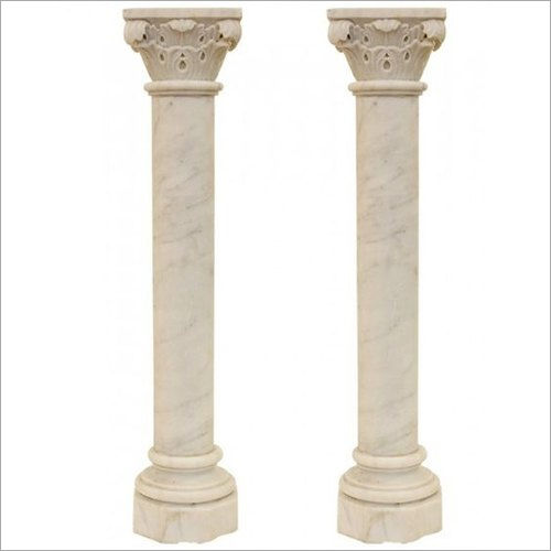 Designer Stone Pillars For Garden at Best Price in Faridabad | Grp Marbles