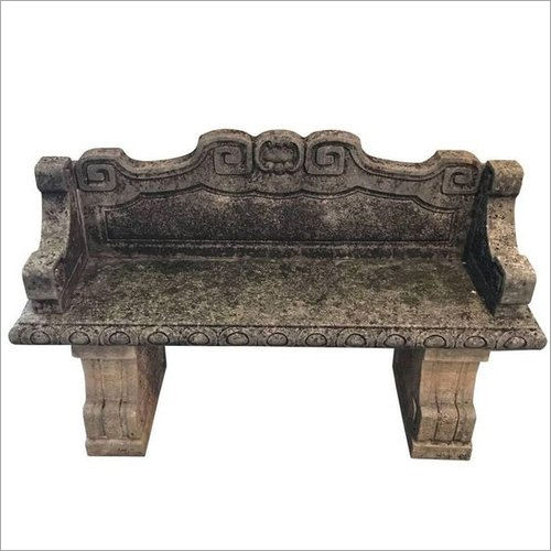 Antique Stone Garden Bench