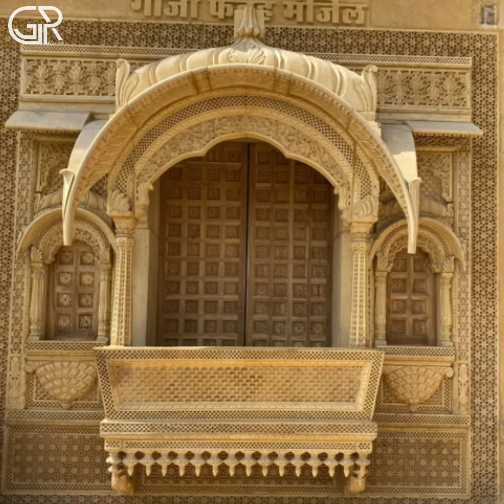 Indian Sandstone Jharokha