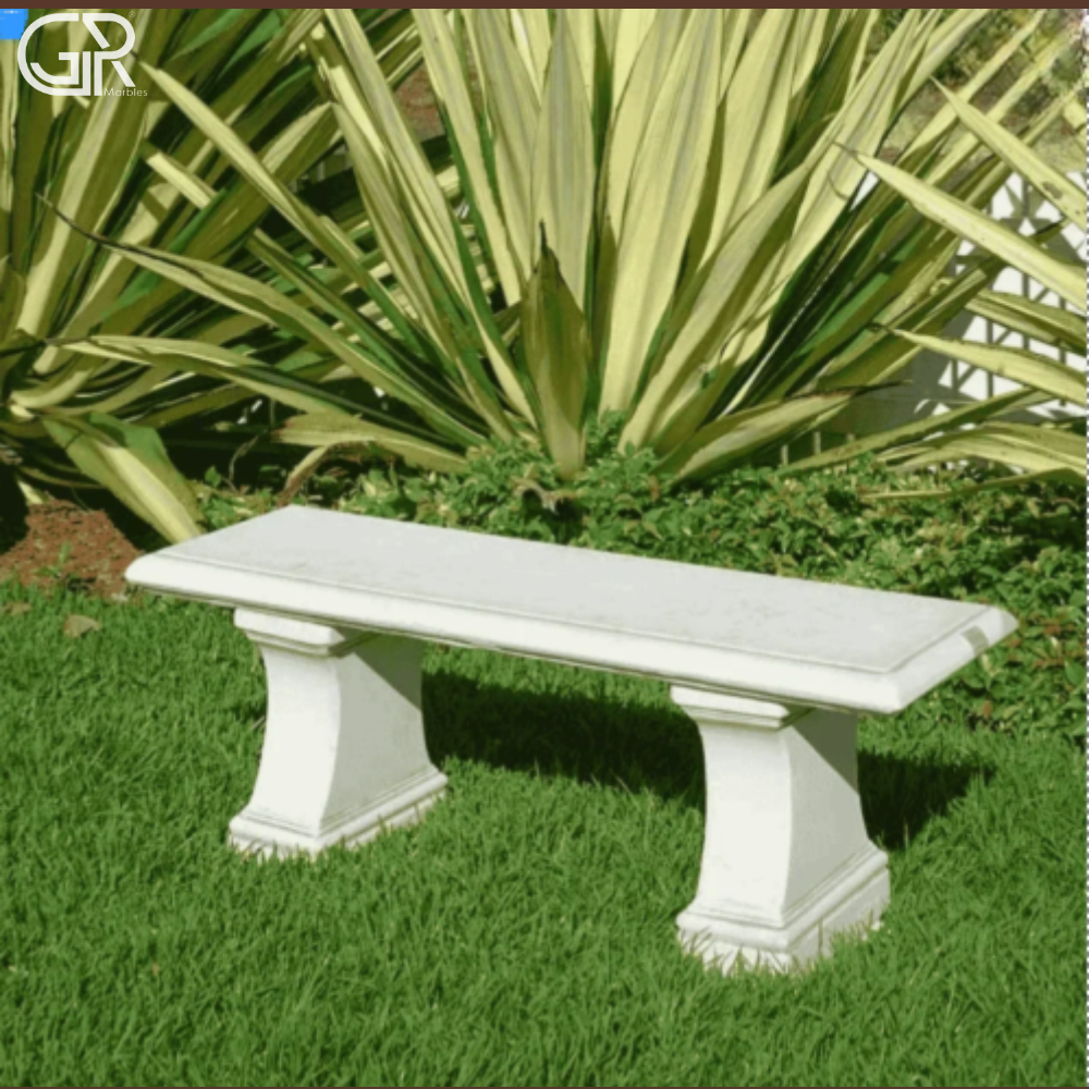 Outdoor marble Bench