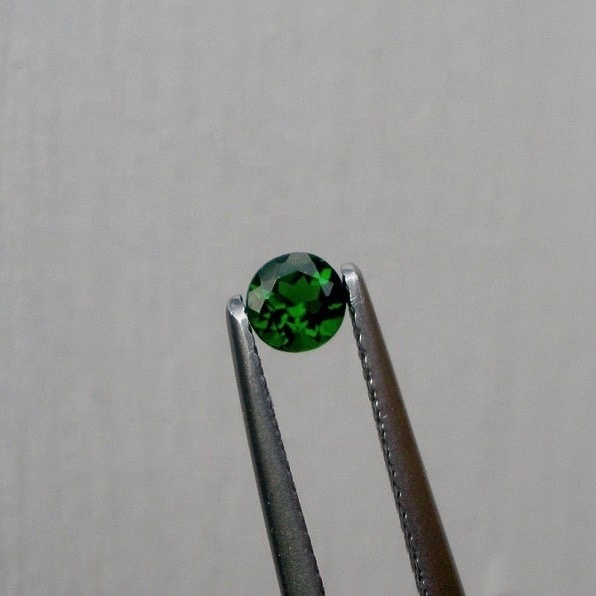 3mm Chrome Diopside Faceted Round Loose Gemstones