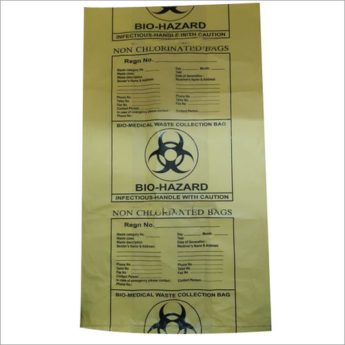 Yellow Bio Medical Waste Collection Bag