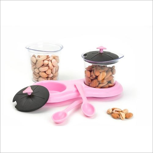 Multicolor 2 In 1 Dry Fruits Storage Container
