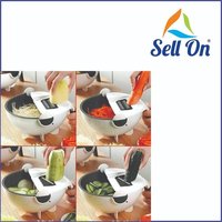 9 IN 1 Bowl Slicer Multi Function Rotate Vegetable Cutter With Drain