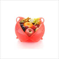 Plastic Vegetable Fruit Rinse Bowl and Strainer Cum Basket